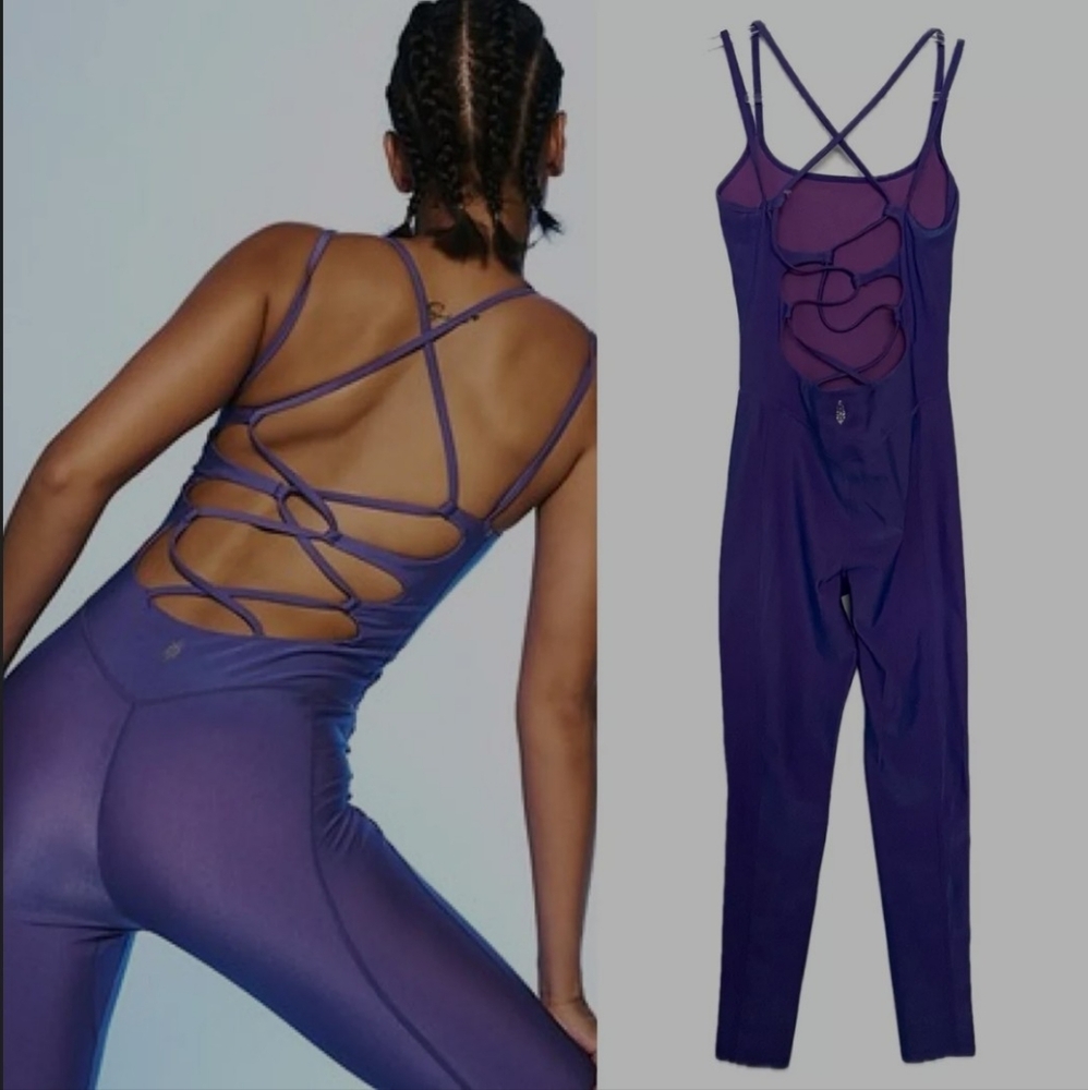 FP Movement by Free People You Glow Girl Athletic Onesie/Bodysuit